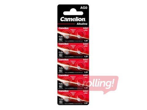 Patarei Camelion AG0/LR521/379, 1.5V, 10 tk.