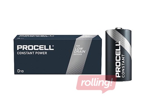 Patareid Duracell Procell Alkaline Battery D (LR20), 1,5V (10 tk)