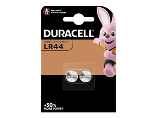 Patareid Duracell LR44, 1,5V (2 tk)