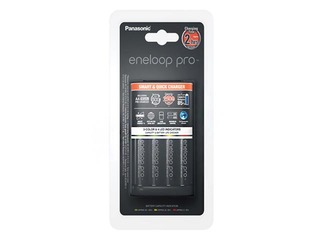 Patareilaadija Panasonic eneloop 1-4 AA/AAA, 4 x R6/AA 2500 mAh, must