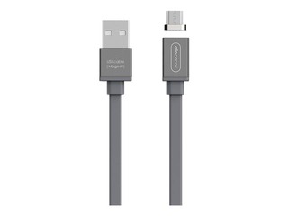 HOTPR USB to microUSB magnet cable ALLOCACOC, 1.5m, grey