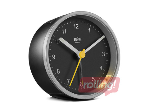 Äratuskell Braun BC12, must, hõbedane