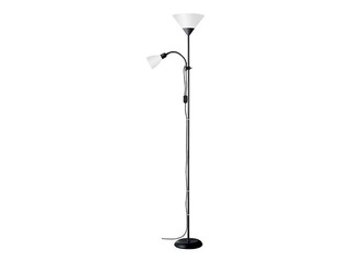 Floor lamp Spari 60W/25W E27/E14, black