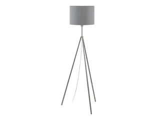 Floor lamp Scigliati, matte nickel/grey