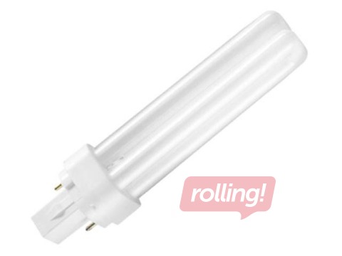 Light bulb Osram G24D2 18W/830, warm white