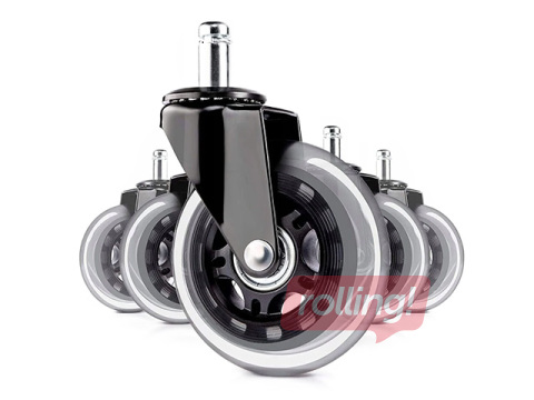 Kontoritooli kummirataste komplekt, 5tk