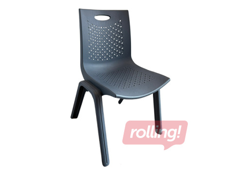 Külastajatool PP, ühendatav, must