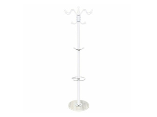 Riidenagi Springos, valge, 12 konksu, 174cm