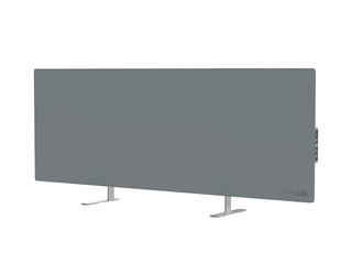 Nutikas elektriradiaator AENO Premium Eco Smart, 700 W, karastatud klaas, infrapuna + konvektsioonkütte režiim, LED-ekraan, hall