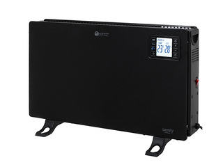 Konvekcijas ventilatora sildītājs ar tālvadības pulti 2000 W 3 jaudas līmeņi līdz 30 m² Melns CR7739