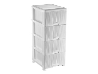 Kapp Ozer Wavy, valge, 43×37.5×89.5cm