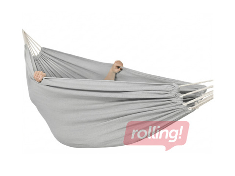 Võrkkiik Springos, helehall, 200×150cm