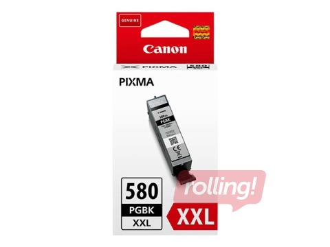 Tintes kasete Canon PGI-580XXL, Pigmenta Melna (600 lpp)