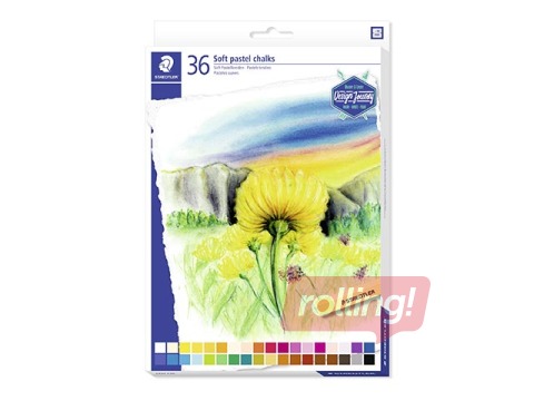 Pastelsed pehmed kriidid Staedtler 2430, 36 värvi