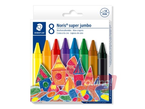 Vahakriidid Staedtler, Noris Super jumbo 226, 8 värvi