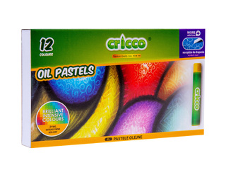 Õlipastelid Cricco, 12 värvi