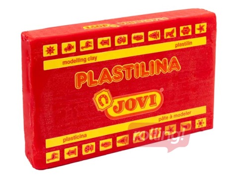 Plastiliin Jovi, 350 g, punane