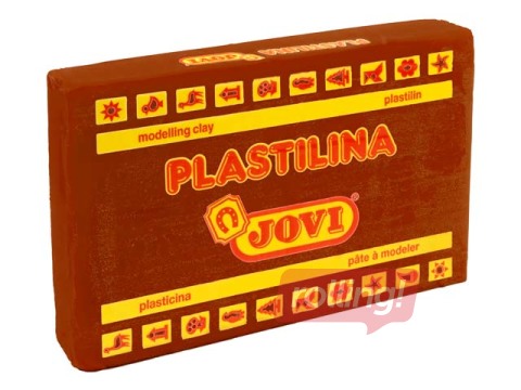 Plastiliin Jovi, 350 g, pruun