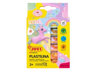 Plastiliin Jovi, pastell, 15 g, 6 värvi