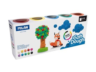 Soft Dough komplekt Milano, 10 värvi