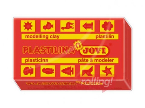 Plastiliin Jovi, 50 g, punane