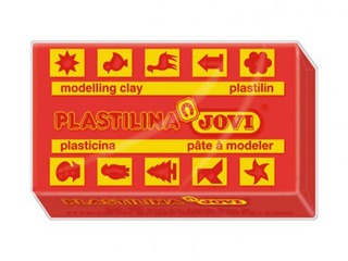 Plastiliin Jovi, 50 g, punane