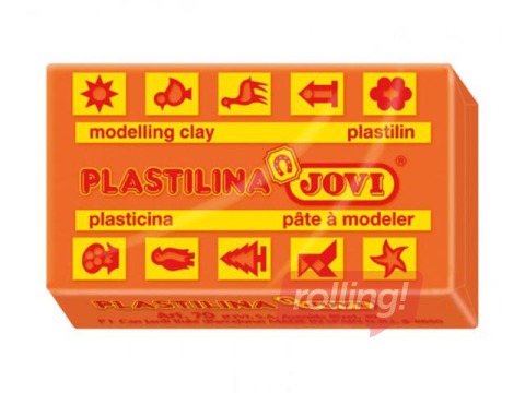 Plastiliin Jovi, 50 g. oranž