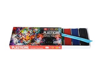 Plastiliin Osiris noaga, 6 värvi