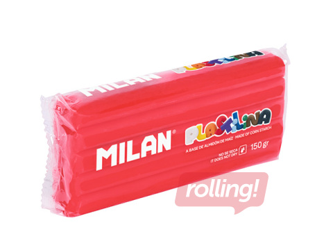 Plastiliin Milan, 150g, punane