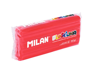 Plastiliin Milan, 150g, punane