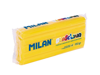 Plastiliin Milan, 150g, kollane