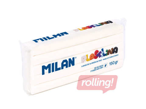Plastiliin Milan, 150g, valge