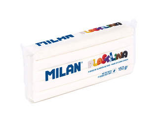 Plastiliin Milan, 150g, valge