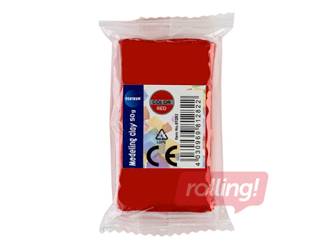 Plastiliin Centrum, punane, 50g