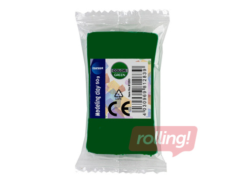 Plastiliin Centrum, roheline, 50g