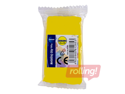 Plastiliin Centrum, kollane, 50g