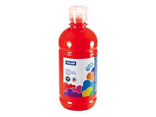 Plakativärv Milan, punane, 500ml
