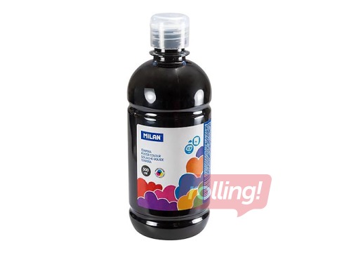 Plakativärv Milan, must, 500ml