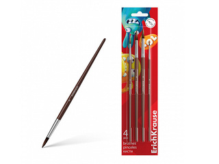 Pintslite komplekt ErichKrause, Jolly Friends, 4 tk.