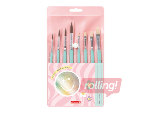 Pintslite komplekt Brunnen Happy Hippie, 8 tk