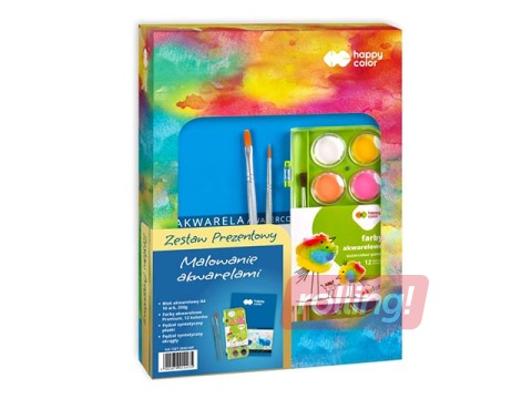 SALE Watercolor painting set for beginner watercolorists Happy Color Art