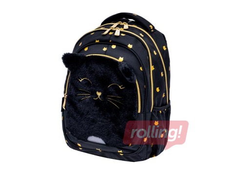 Seljakott Fluffy Kitty, Black, 20l
