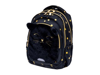 Seljakott Fluffy Kitty, Black, 20l