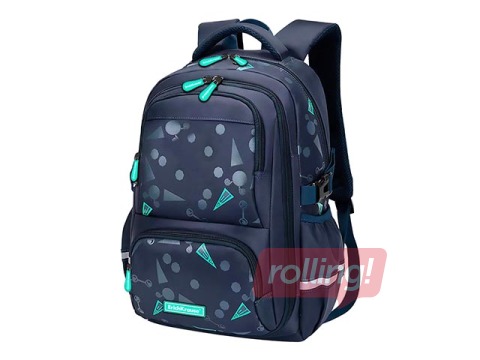 Koolikott kahe sahtliga ErichKrause SchoolLine, Blue Style, 23 L