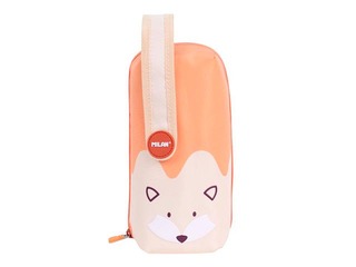 Kit 4 filled pencil cases Milan Fun Animals, orange