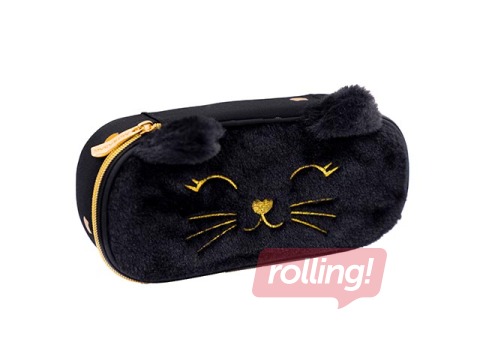 Pliiatsitasku Astra, Fluffy Kitty Black