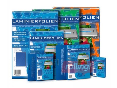 Lamineerimistaskud ProfiOffice, A3, 100 mic., 100 tk.