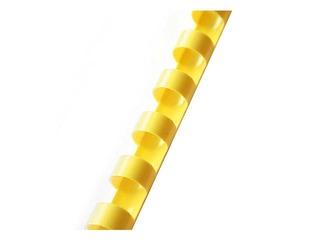 Köitespiraalid plastikust Argo, 19/20 mm, 100 tk., kollane