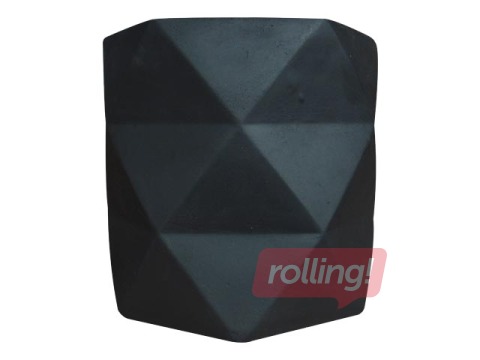 Dekoratiivne lillepott Black L, Ø16 cm , H-15,5 cm, must