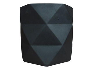 Dekoratiivne lillepott Black L, Ø16 cm , H-15,5 cm, must